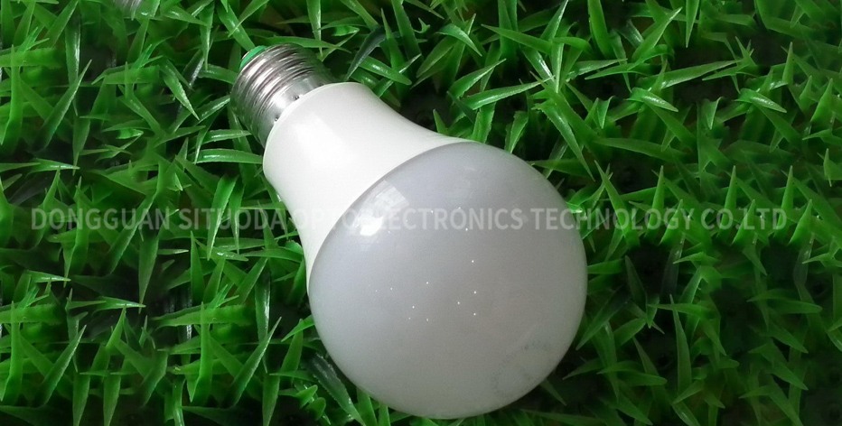 LED Aluminum Plastic Bulbs STD-QPLS-5W-C-05